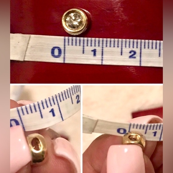 👑✅PRICE FIRM✅ Genuine 14kt Solid Gold Moissanite Gem Pendant. - Picture 10 of 16